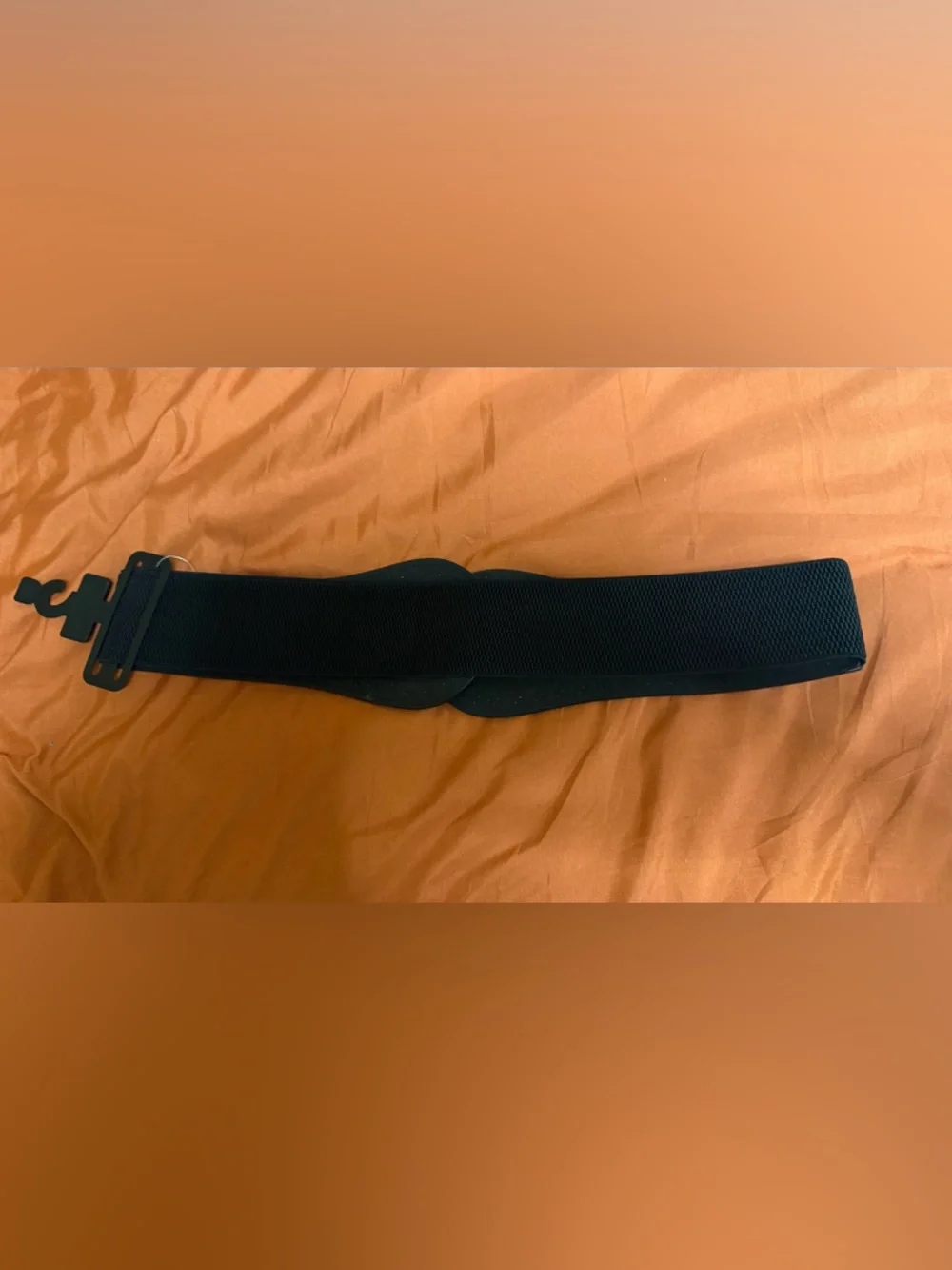 Black Studded Waist Belt with Gold Hardware NWT